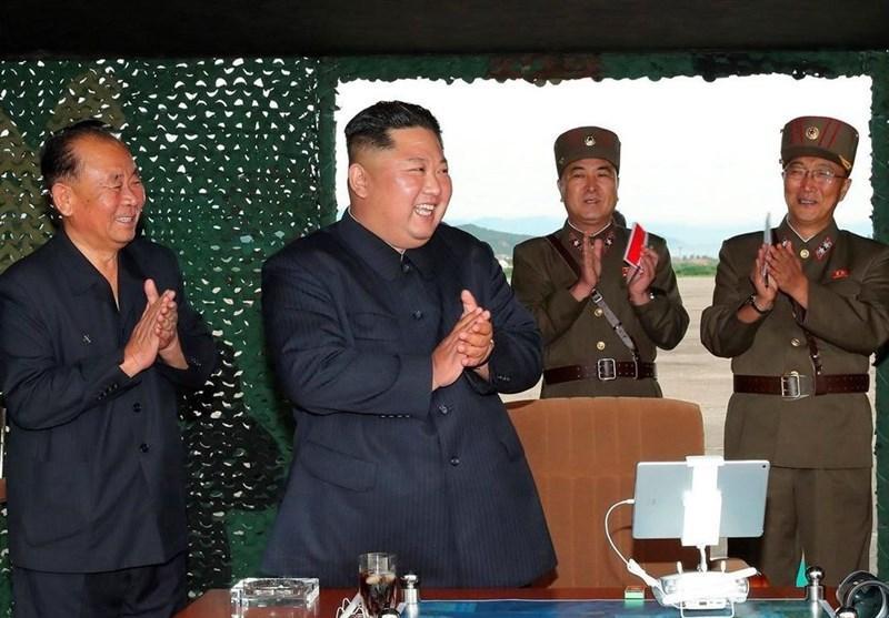 آزمایش سلاح جدید کره شمالی در حضور کیم