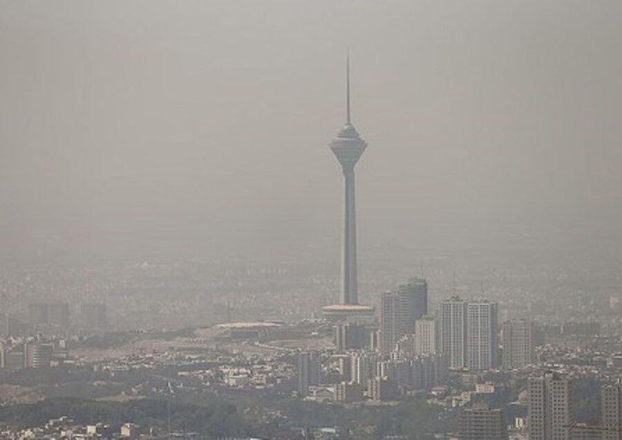 اخطار هواشناسی درباره تشدید آلودگی هوای تهران و چهار شهر دیگر