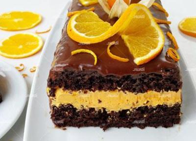 طرز تهیه کیک پرتقالی شکلاتی؛ کیک فصل سرما ❄️